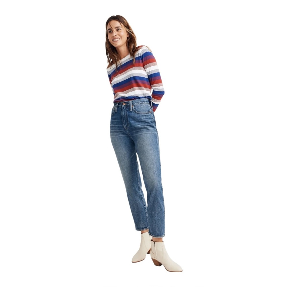 Madewell The Mom Jean High Waisted Denim Size 14W
